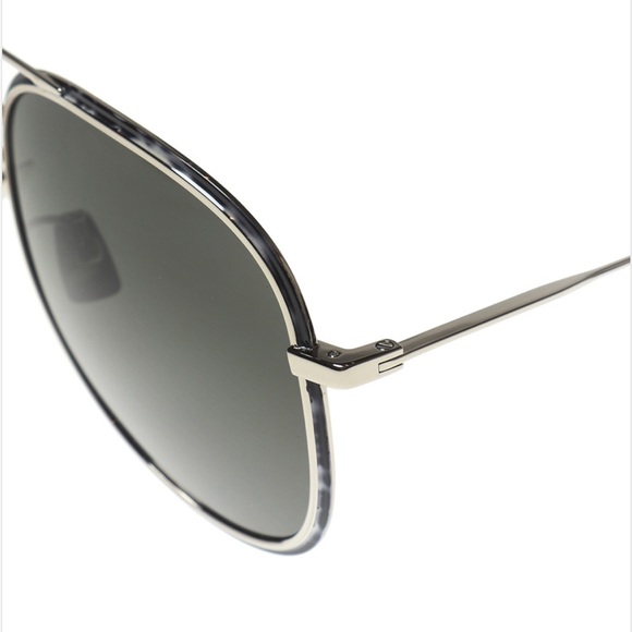 SAINT LAURENT UNISEX AVIATOR BLACK BLACK GREY SUNGLASSES SL294/F - Picture 3 of 6